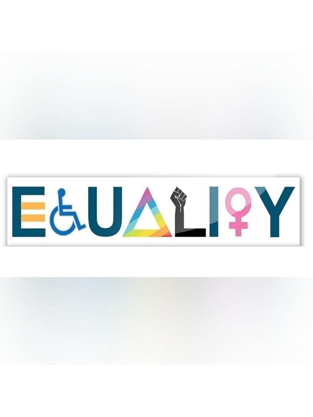🌈 Decal--"EQUALITY" 2 sizes